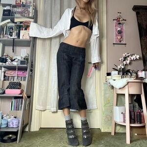 NWT Tony Heart Ginger Cropped White Shirt